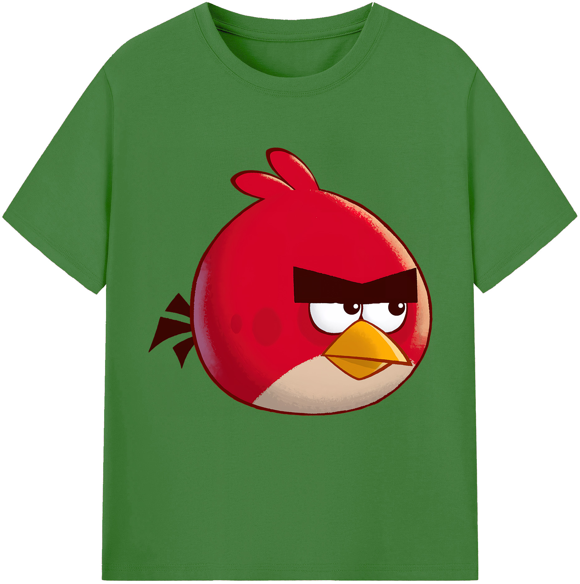 （画像用） Angry Birds アングリーバード レディースカジュアルプリントTシャツ（綿100％）